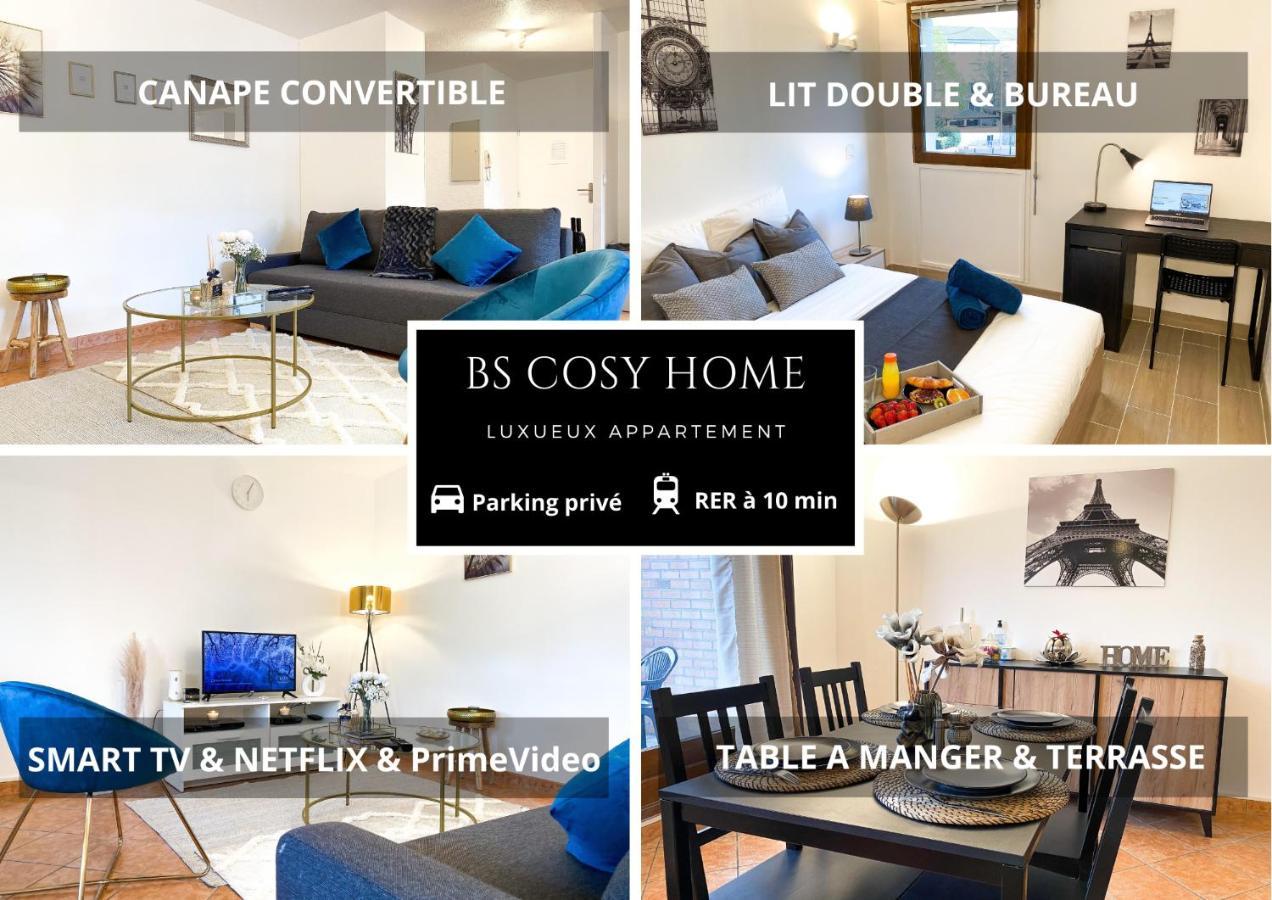 Luxueux Appartement Evry Centre - Parking - Rer A 10 Min Courcouronnes Екстер'єр фото